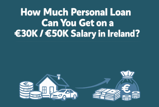 personal loan amount Ireland €30k €50k salary